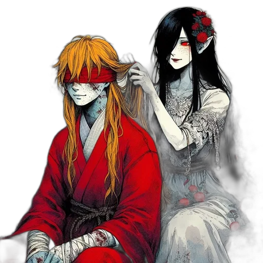 mask, fantasy art, concept art, anime transparent PNG cut-out