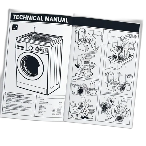 robot, technical, manual, displays transparent PNG cut-out