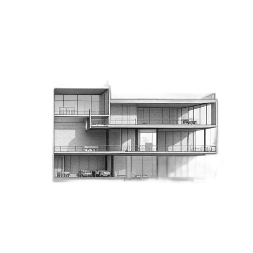 building, furniture, 3d render, concept art transparent PNG cut-out