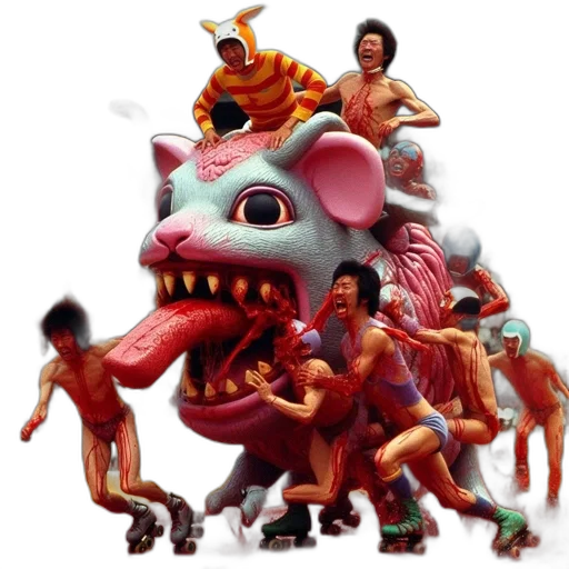 dragon, mask, creature, animal transparent PNG cut-out
