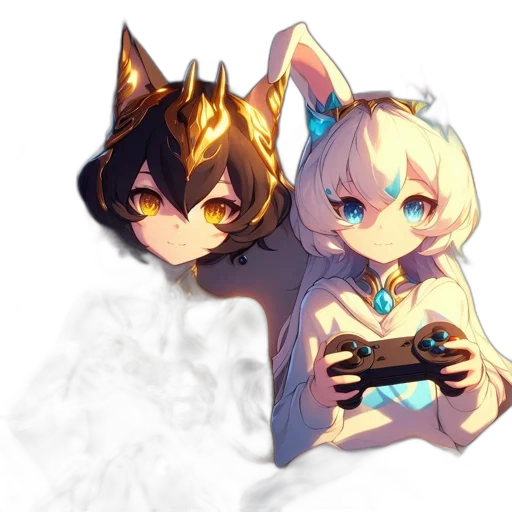 staff, pixel art, anime, fantasy art transparent PNG cut-out