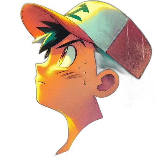 hat, face, mask, watercolor transparent PNG cut-out