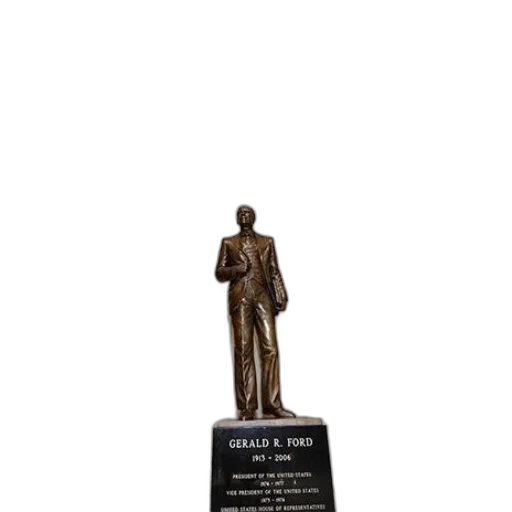 staff, statue, gerald, ford transparent PNG cut-out