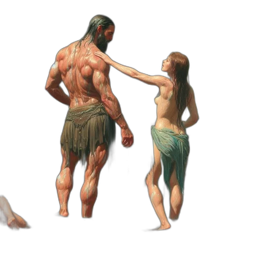 creature, concept art, fantasy art, 3d render transparent PNG cut-out