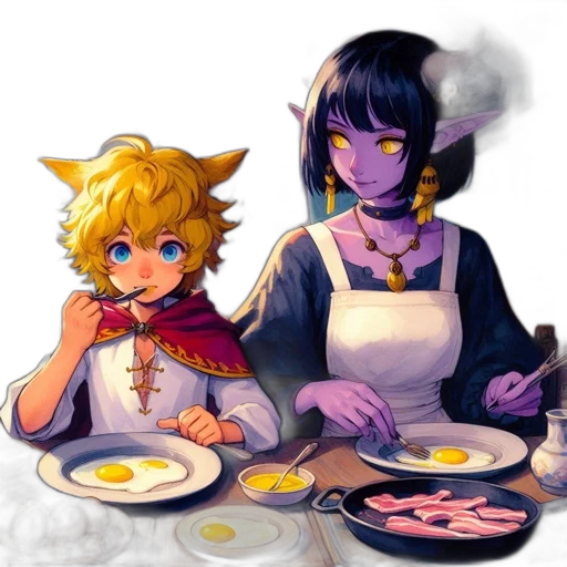 food, pixel art, concept art, fantasy art transparent PNG cut-out