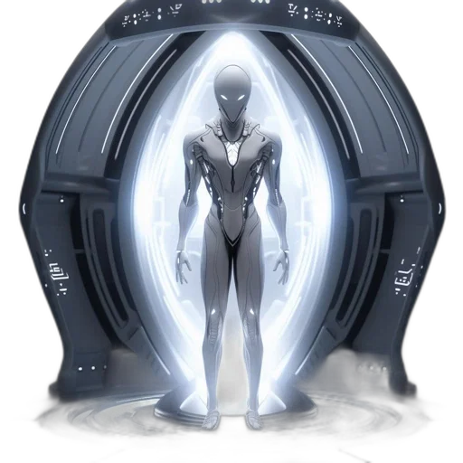 robot, jacket, concept art, cyberpunk transparent PNG cut-out