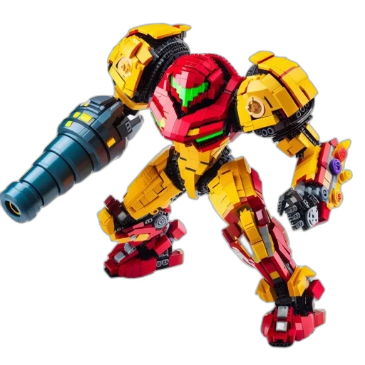 robot, weapon, 3d render, concept art transparent PNG cut-out