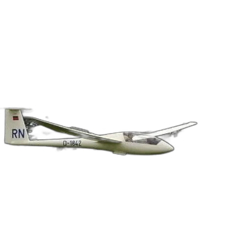 3d render, photorealistic, glider, registration transparent PNG cut-out
