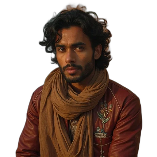 staff, jacket, dragon, face transparent PNG cut-out