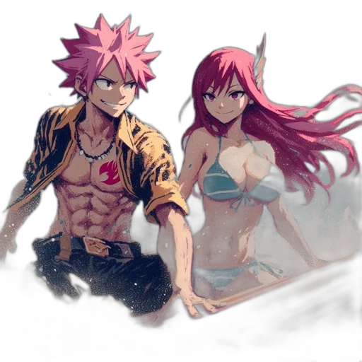 concept art, fantasy art, anime, watercolor transparent PNG cut-out