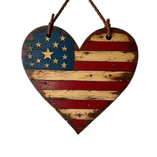 jewelry, reclaimed, wood, flag transparent PNG cut-out