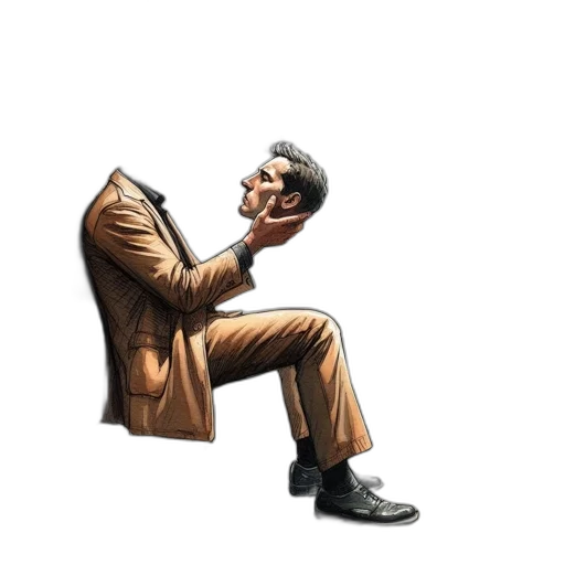 jacket, staff, face, furniture transparent PNG cut-out