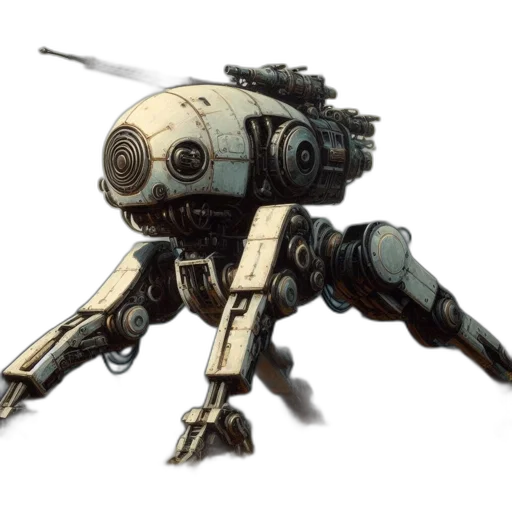 robot, weapon, animal, concept art transparent PNG cut-out