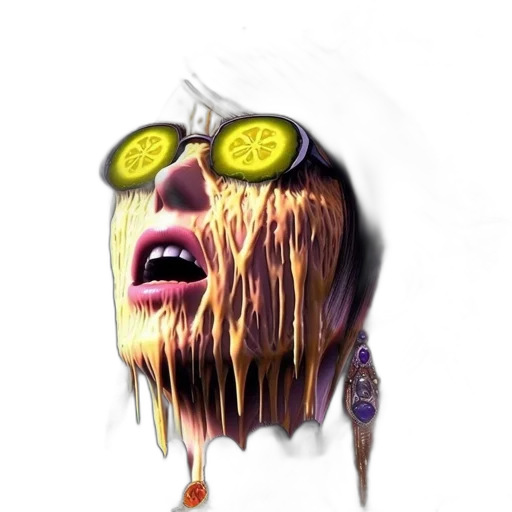 mask, face, hair, creature transparent PNG cut-out