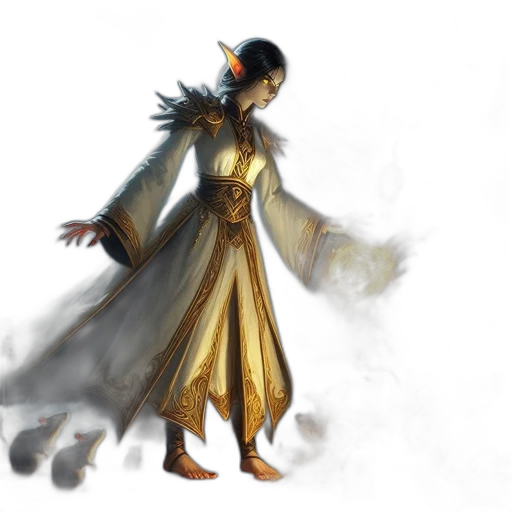 staff, dress, concept art, fantasy art transparent PNG cut-out