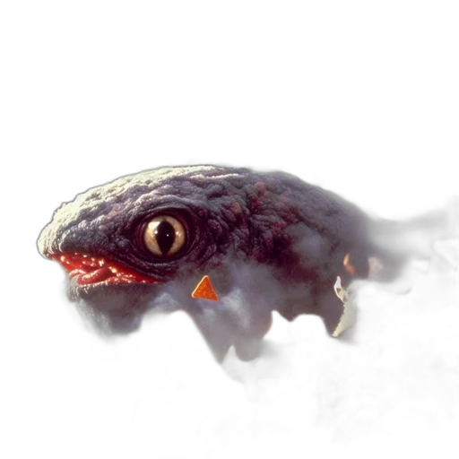 dragon, creature, animal, staff transparent PNG cut-out