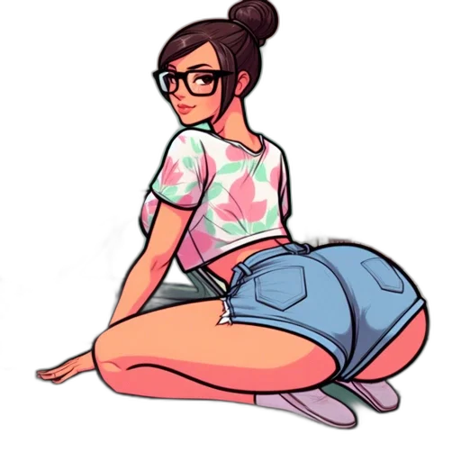 dress, jacket, cartoon, pixel art transparent PNG cut-out
