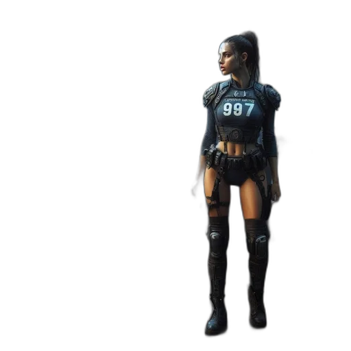 dress, staff, robot, jacket transparent PNG cut-out