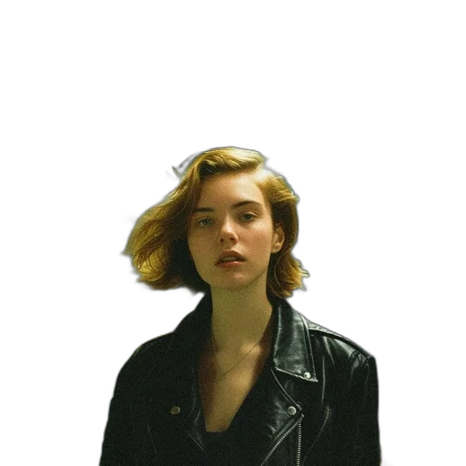 jacket, face, crown, hair transparent PNG cut-out