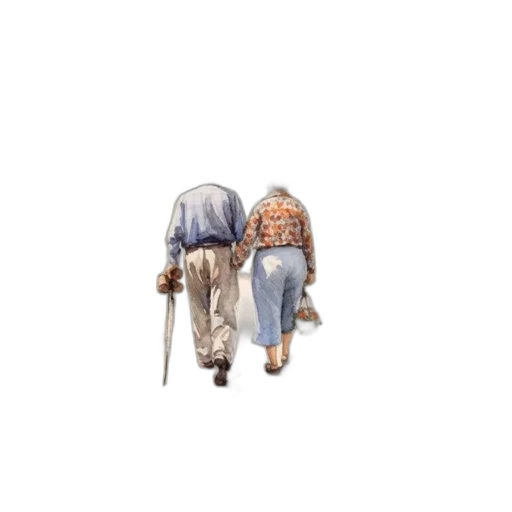 jacket, staff, umbrella, hair transparent PNG cut-out