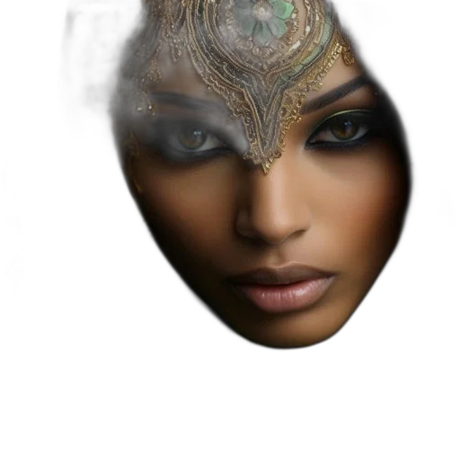 mask, jewelry, face, crown transparent PNG cut-out