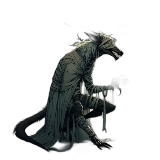 dragon, creature, staff, animal transparent PNG cut-out
