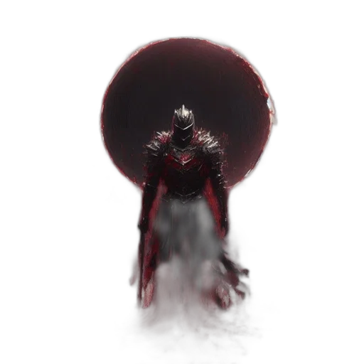 creature, mask, crown, sword transparent PNG cut-out