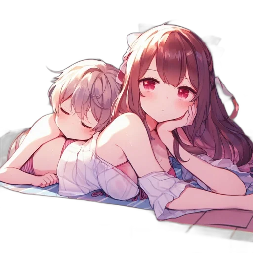 anime, pixel art, watercolor, concept art transparent PNG cut-out
