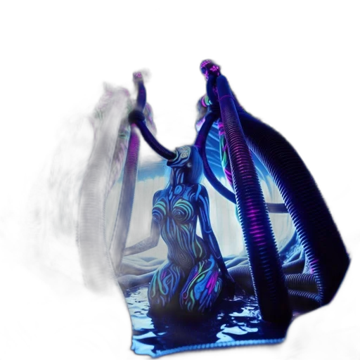 bottle, dress, mask, dragon transparent PNG cut-out