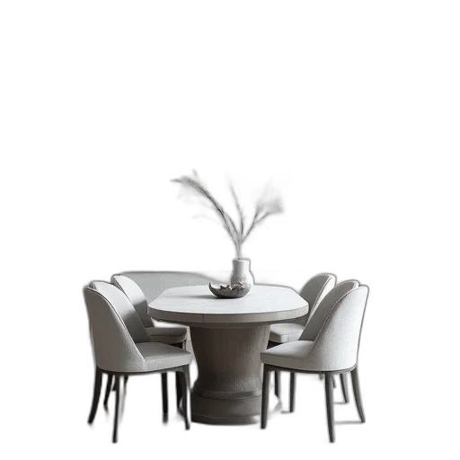 furniture, food, staff, 3d render transparent PNG cut-out