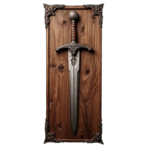 sword, weapon, staff, furniture transparent PNG cut-out
