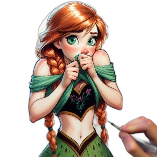staff, dress, fantasy art, pixel art transparent PNG cut-out