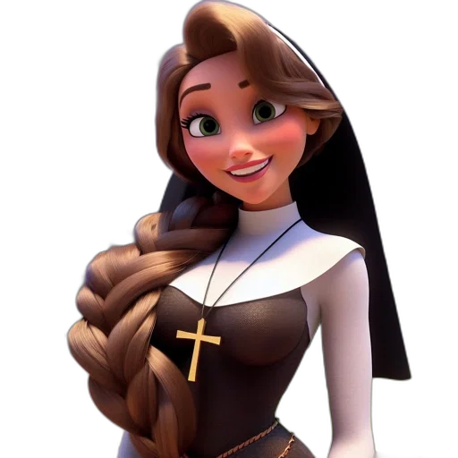 dress, staff, crown, jewelry transparent PNG cut-out