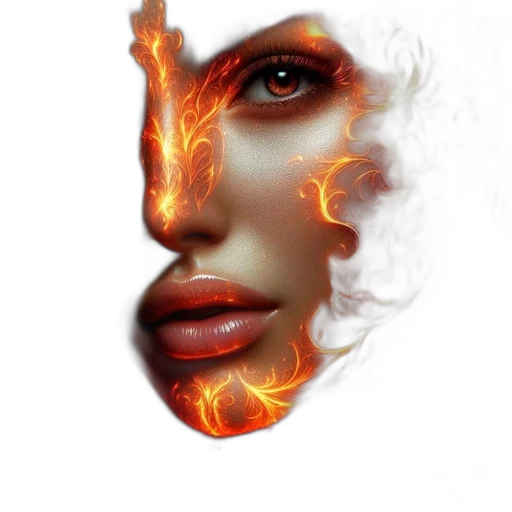 mask, face, photorealistic, fantasy art transparent PNG cut-out
