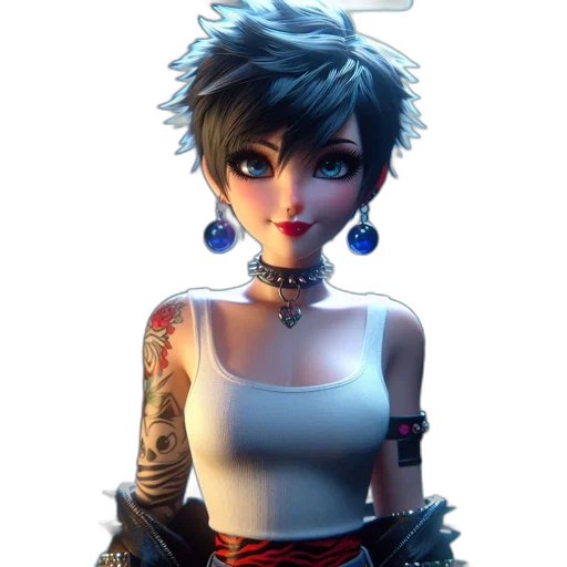 staff, jewelry, robot, dress transparent PNG cut-out