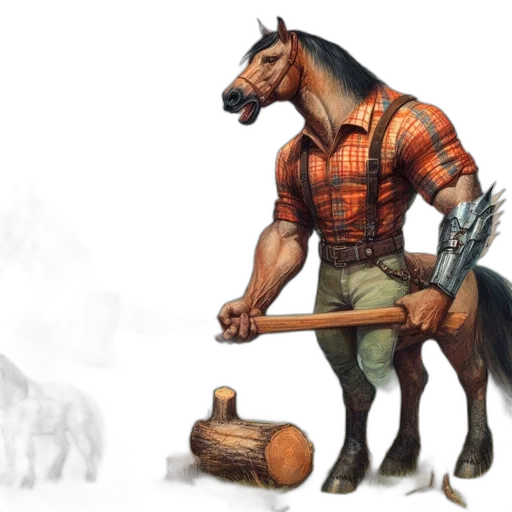animal, concept art, fantasy art, 3d render transparent PNG cut-out