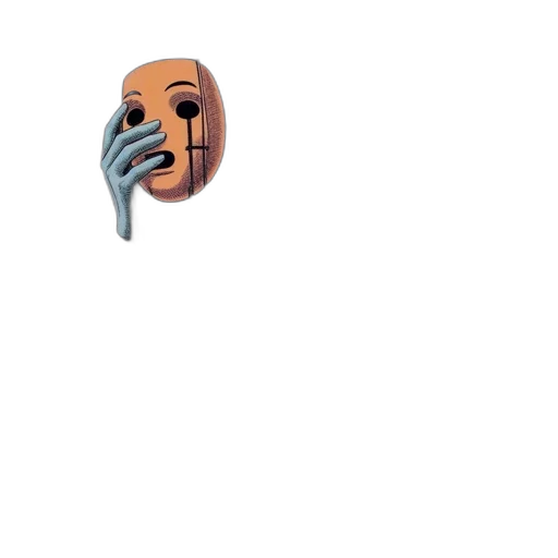 mask, face, creature, robot transparent PNG cut-out