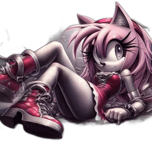 shoes, watercolor, anime, concept art transparent PNG cut-out