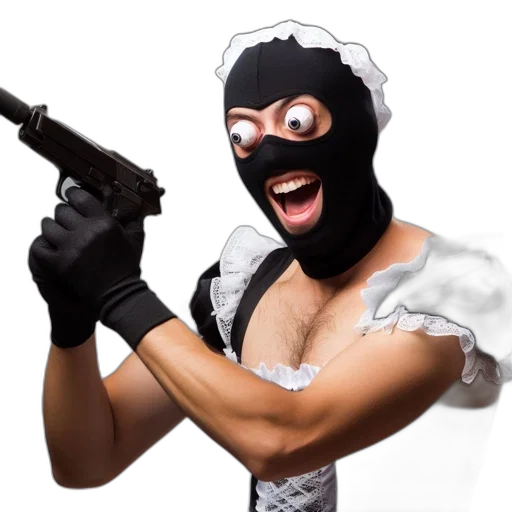 mask, weapon, animal, face transparent PNG cut-out