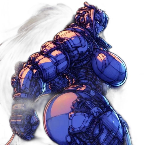 robot, weapon, concept art, comic book art transparent PNG cut-out