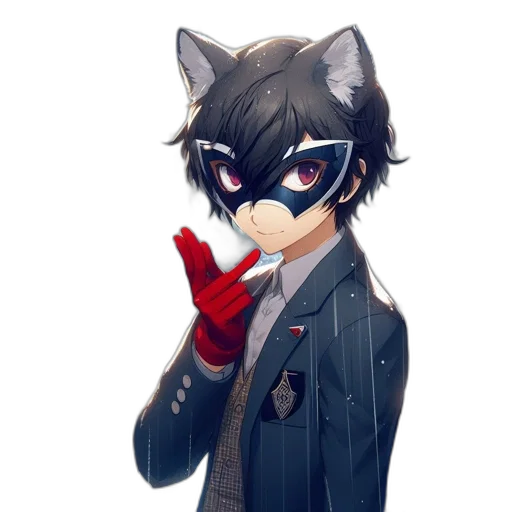 mask, animal, staff, jacket transparent PNG cut-out