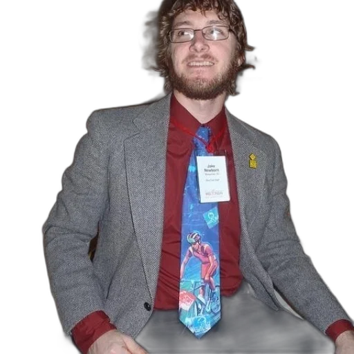 staff, jacket, man, wearing transparent PNG cut-out