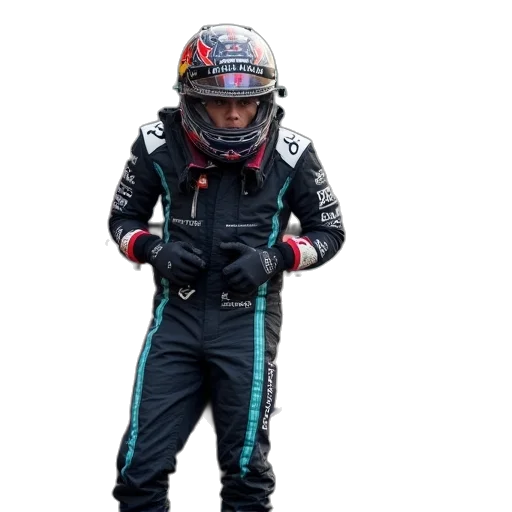 jacket, mask, staff, cyberpunk transparent PNG cut-out