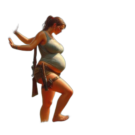 staff, weapon, creature, dress transparent PNG cut-out