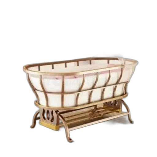 furniture, luxurious, baby, crib transparent PNG cut-out