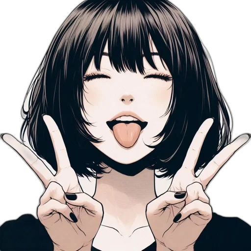 face, mask, flower, anime transparent PNG cut-out