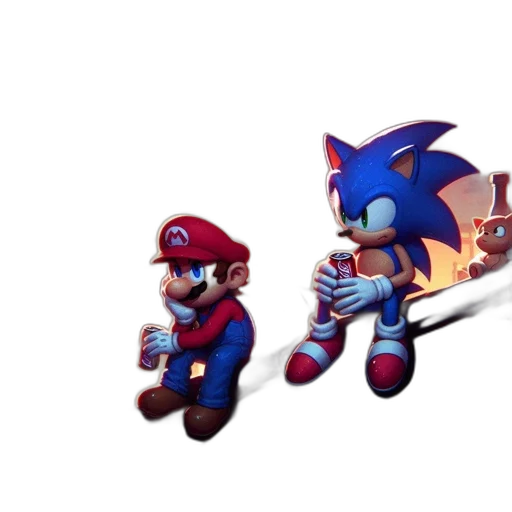 concept art, pixel art, 3d render, fantasy art transparent PNG cut-out