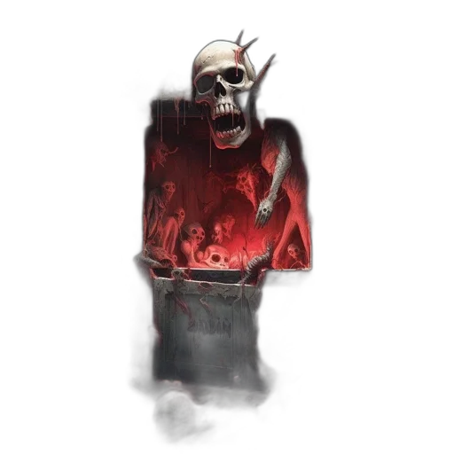 mask, staff, face, creature transparent PNG cut-out