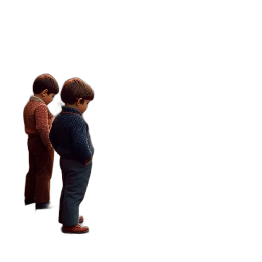 jacket, hair, pixel art, 3d render transparent PNG cut-out
