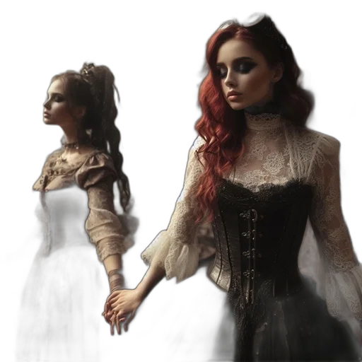 dress, concept art, fantasy art, photorealistic transparent PNG cut-out